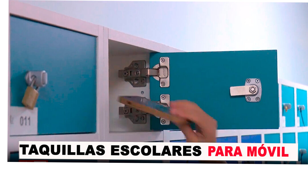 Instalación de taquillas para Teléfonos Móviles en dos Colegios de las Rozas